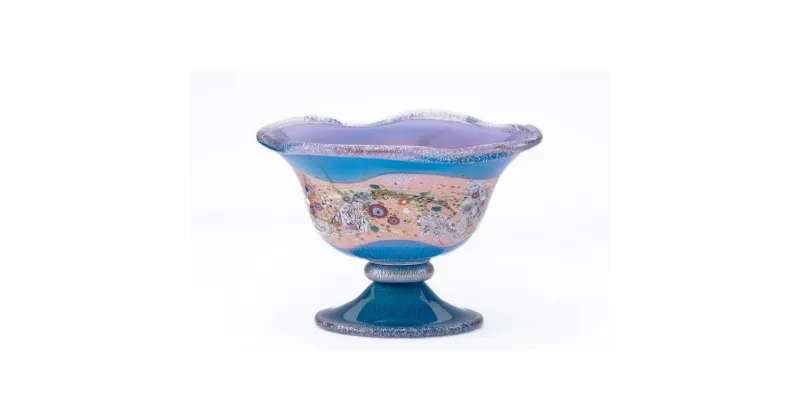 【ふるさと納税】金・プラチナ象嵌「光琳」1983J.CAVIAR　BOWL 皇璃（こうり） 民芸品 工芸品 食器 送料無料