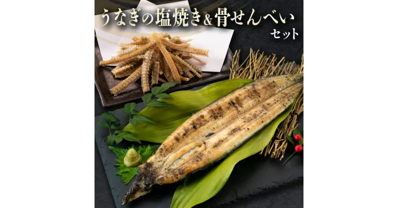 【ふるさと納税】うなぎの塩焼き＆骨せんべいセット 九州産