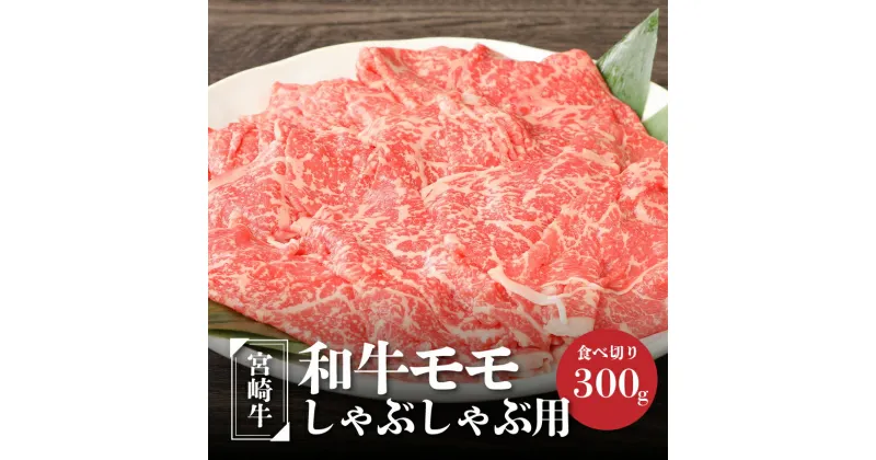 【ふるさと納税】宮崎牛和牛モモ肉しゃぶしゃぶ用300g – ブランド牛 国産牛肉 国産黒毛和牛 A4等級A5等級 綺麗な赤身 もも肉 和牛ブランド すきやき/しゃぶしゃぶ/冷しゃぶ モモスライス 脂肪分が少なくヘルシー 噛みしめる牛肉のうまみ 送料無料 K01_0001 【宮崎県木城町】