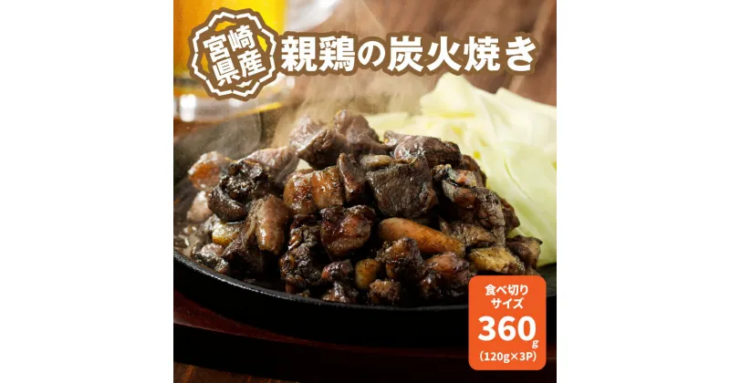 【ふるさと納税】【レビューキャンペーン対象】宮崎県産親鶏の炭火焼き 120g×3P – 柚子胡椒つき 国産 鶏肉 弾力の親鶏 酒の肴 小分け 真空パック 簡易包装 レンジ調理 簡単おつまみ ご当地グルメ 鶏肉加工品 温めるだけ 冷凍 ゆず胡椒 お惣菜 送料無料【宮崎県木城町】