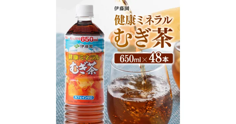 【ふるさと納税】 伊藤園 健康ミネラル むぎ茶 カフェインゼロ 650ml×48本 送料無料 カロリーゼロ 水分補給 麦茶 むぎ茶 お茶 ペットボトル ソフトドリンク ドリンク 飲料 飲み物 セット 備蓄 D07358