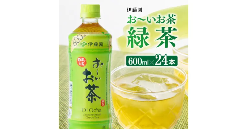 【ふるさと納税】 伊藤園 お〜いお茶 緑茶 600ml×24本 PET 送料無料 D07351 【お〜いお茶 ペットボトル ソフトドリンク ケース セット 備蓄 長期保存】宮崎県川南町 D07351