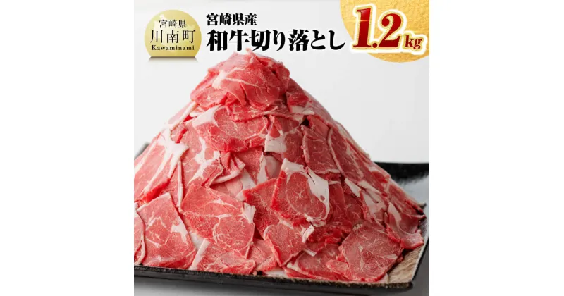 【ふるさと納税】 ※数量限定※宮崎県産和牛切り落とし1.2kg – 肉 牛肉 切り落とし 国産 宮崎県産 ミヤチク 送料無料 D0610