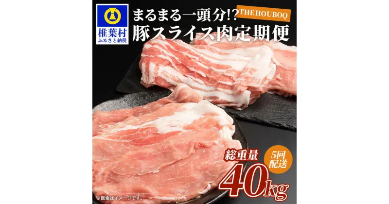 【ふるさと納税】THE HOUBOQ 豚肉【定期便 5回配送】まるまる一頭分【スライス加工】国産 肉 豚肉 放牧 フリーレンジ 豚 ぶた ブタ ポーク 冷凍 長期保存 誕生日 宮崎県産 九州産 パーティー 多用途 惣菜 弁当 夕食 焼き肉 カレー 野菜炒め 豚丼 しゃぶしゃぶ HB-99