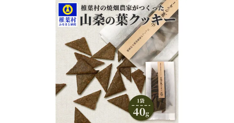 【ふるさと納税】椎葉村の焼畑農家がつくった 山桑の葉クッキー 40g 1袋【手づくりの焼菓子】国産 焼菓子 焼き菓子 クッキー スイーツ お菓子 ご当地 お土産 手土産 贈りもの 健康 栄養 山桑の葉 野草 天然 無添加 無農薬 世界農業遺産 焼畑 焼畑農法 手作り 手づくり