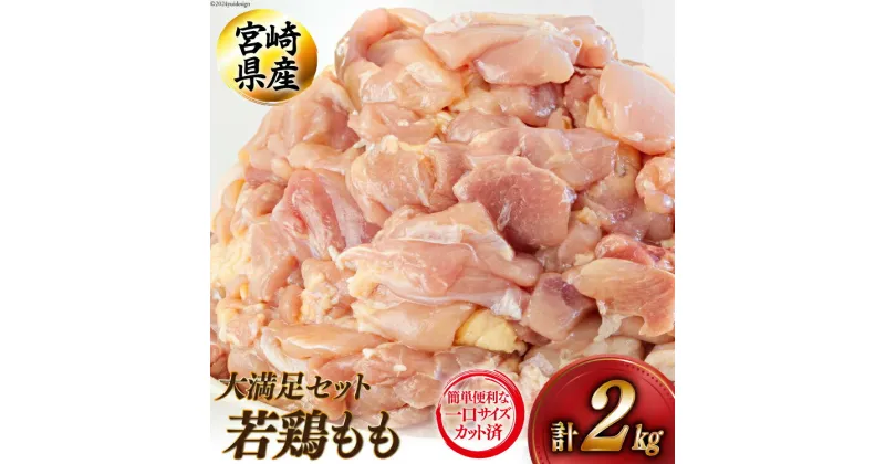 【ふるさと納税】若鶏 もも 切り身 200g×10 合計2kg [アグリ産業匠泰 宮崎県 美郷町 31be0022] 小分け セット 鶏肉 切身 カット済み 一口サイズ 冷凍 送料無料 炒め物 煮込み 揚げ 調理 料理 大容量 真空 収納スペース ジューシー 唐揚げ からあげ チキン南蛮 照り焼き