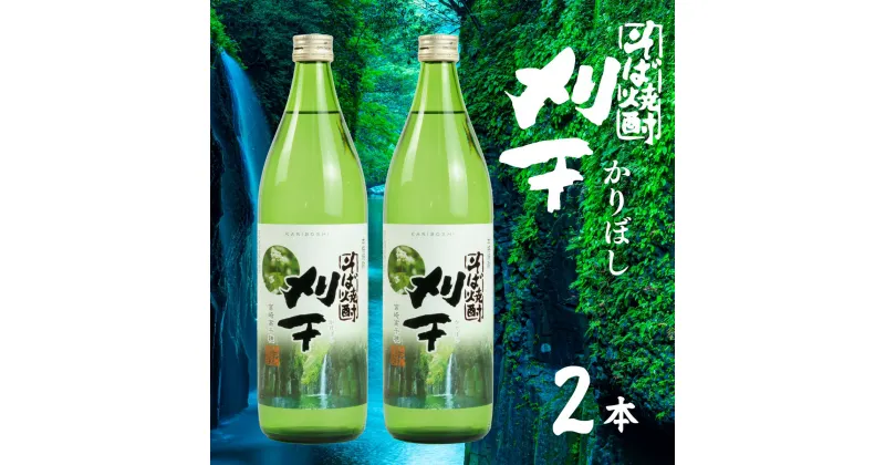 【ふるさと納税】本格そば焼酎 刈干（かりぼし）900ml／2本セット お酒 酒 焼酎 そば焼酎 お湯割り 水割り ロック ストレート ギフト 飲み比べセット 焼酎セット ふるさと 贈答 贈り物 プレゼント グルメ お取り寄せ 高千穂酒造 蕎麦 宮崎県 高千穂町 送料無料