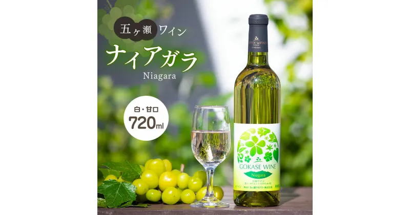 【ふるさと納税】 五ヶ瀬ワイン ナイアガラ （ 白 ・ 甘口 ） 720ml | 五ヶ瀬ワイナリー ワイン 白ワイン 生食用ぶどう ないあがら 国産 宮崎 五ヶ瀬町 五ヶ瀬町産ぶどう100％