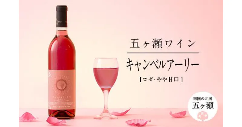 【ふるさと納税】 五ヶ瀬ワイン キャンベルアーリー （ ロゼ ・ やや甘口 ） 720ml | 五ヶ瀬ワイナリー ワイン ロゼワイン 国産 宮崎 五ヶ瀬町 五ヶ瀬町産ぶどう100％