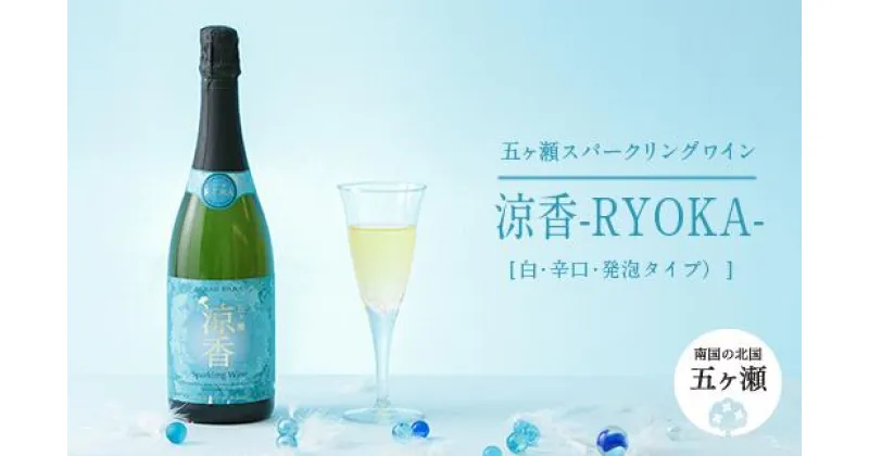 【ふるさと納税】 五ヶ瀬スパークリングワイン 涼香 -RYOKA- （ 白 ・ 辛口 ・ 発泡タイプ ） | 五ヶ瀬ワイナリー シャルドネ ワイン 白ワイン 発砲 国産 宮崎 五ヶ瀬町産 五ヶ瀬町産ぶどう100％