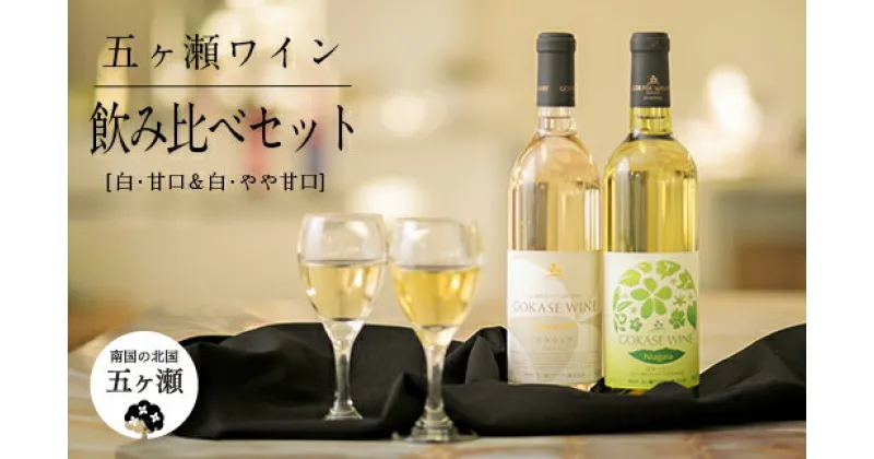 【ふるさと納税】 五ヶ瀬ワイン 飲み比べセット （ 白 ・ 甘口 ＆ 白 ・ やや甘口 ） 720ml 各1本 (計 2本 ) | 五ヶ瀬ワイナリー　ワイン 白ワイン ナイアガラ デラウエア 国産 宮崎 五ヶ瀬町産 五ヶ瀬町産ぶどう100％