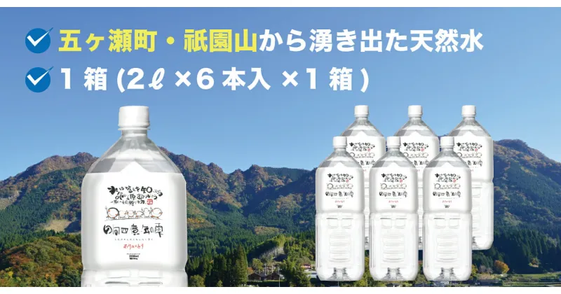 【ふるさと納税】 日向四億年の雫 素粒子機能水（ 2リットル × 6本入 × 1箱 ） | 水 天然水 ローリングストック 備蓄 ペットボトル ミネラル 宮崎県 五ヶ瀬町 祇園 山