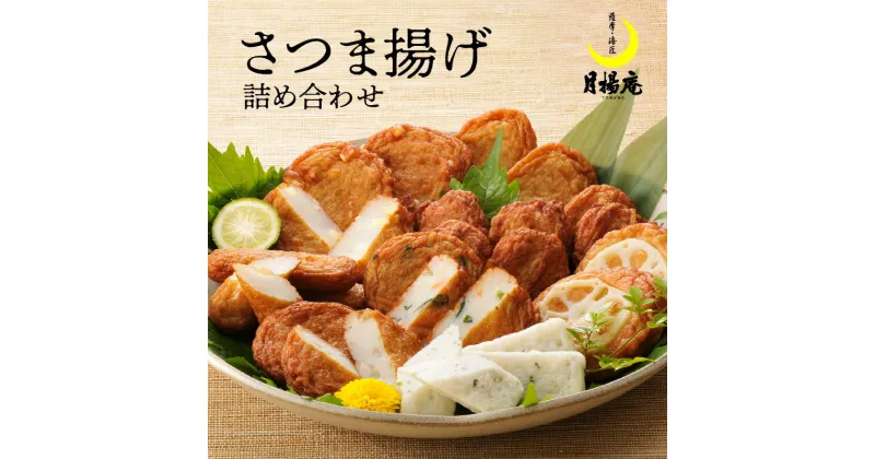 【ふるさと納税】月揚庵　さつま揚げ詰合せ 送料無料 鹿児島市 九州 特産品 お礼の品 おすすめ 人気 お土産 贈り物 プレゼント ギフト 本場 天ぷら 練り物 野菜 魚 すり身 惣菜 特産 伝統 郷土料理 地元 加工品 食品 冷蔵 おつまみ お歳暮 Z