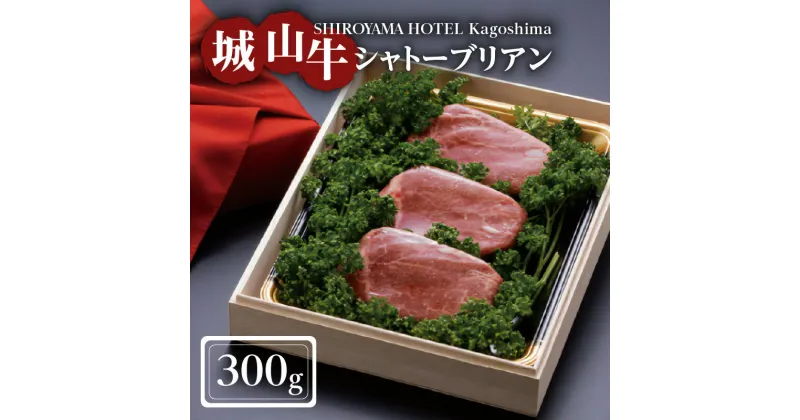 【ふるさと納税】SHIROYAMA HOTEL kagoshima 【数量限定】城山牛シャトーブリアン 300g 城山牛 高級肉 牛肉 牛 肉 お肉 黒毛和牛 フィレ肉 和牛 国産牛 シャトーブリアン 贅沢 誕生日 記念日 お祝い 贈り物 ギフト お取り寄せ 鹿児島市 鹿児島県産 送料無料 お歳暮 Z