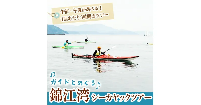 【ふるさと納税】【数量限定】錦江湾シーカヤックツアー(1名様・発行から2年有効・10歳以上対象)半日（午前または午後）3時間コース！高隈山、開聞岳の景色も楽しめるツアー体験チケット【アウトドアショップキャメル】