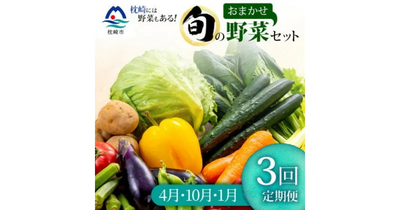 【ふるさと納税】【発送月固定定期便】枕崎の野菜!!定番・旬の野菜お任せセット(4・10・1月)DD0-0007全3回【配送不可地域：離島】【4057601】