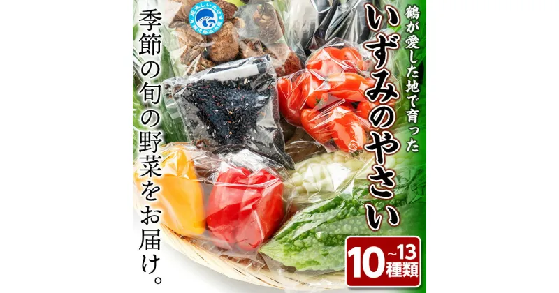 【ふるさと納税】鶴が愛した地で育ったいずみのやさいおまかせ野菜セット(10〜13種類) 野菜 詰め合わせ セット 国産 鹿児島県産 市場直送 旬 季節 何が届くかはお楽しみ 【How to 21 Club】