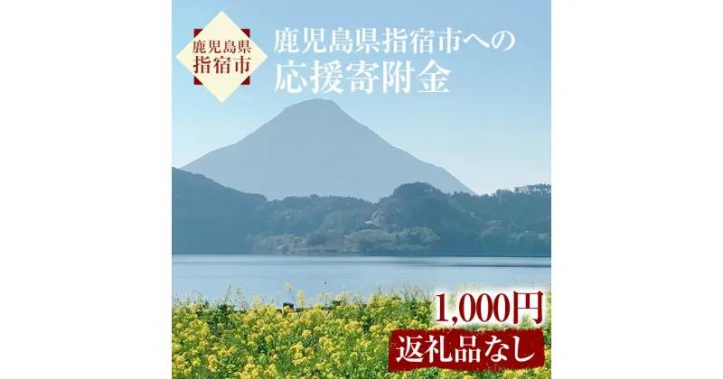 【ふるさと納税】≪返礼品なし≫鹿児島県指宿市への応援寄附金(1口：1000円)